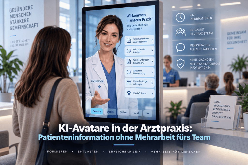 KI-Avatar Arztpraxis