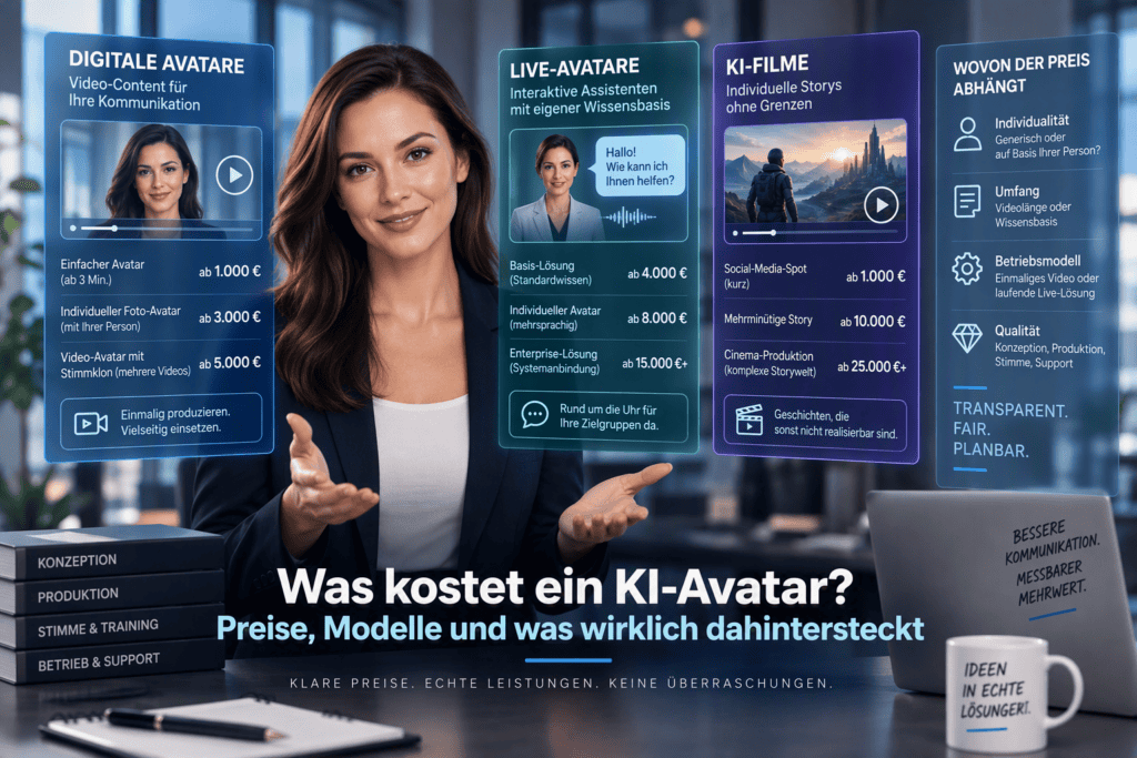 Was kostet ein KI-Avatar